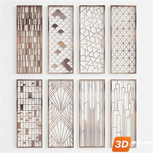 Folding screen Skp Files 